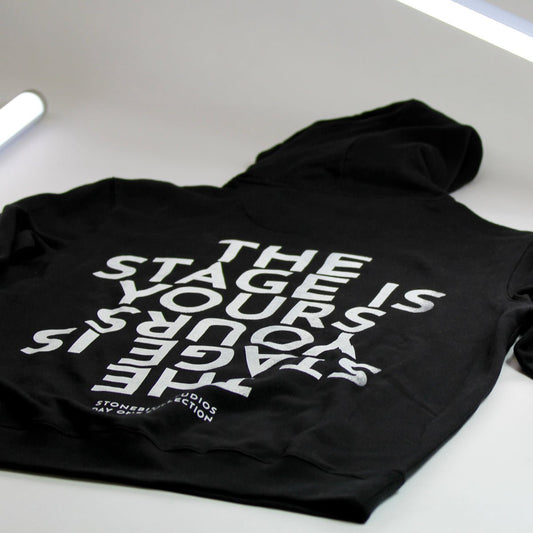 "THE STAGE IS YOURS" Hoodie - Stonebite Circus Shop